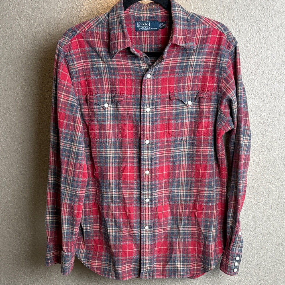 Polo by Ralph Lauren Red Plaid Button-Down Shirt